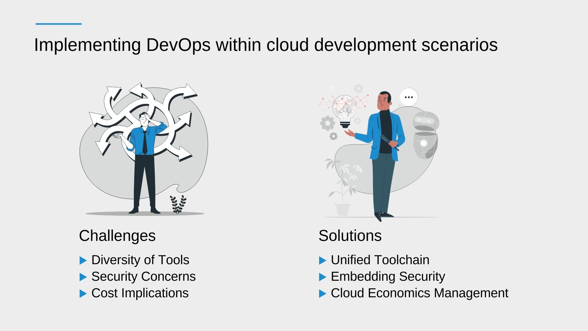 Implementing DevOps within cloud development scenarios-Infographic