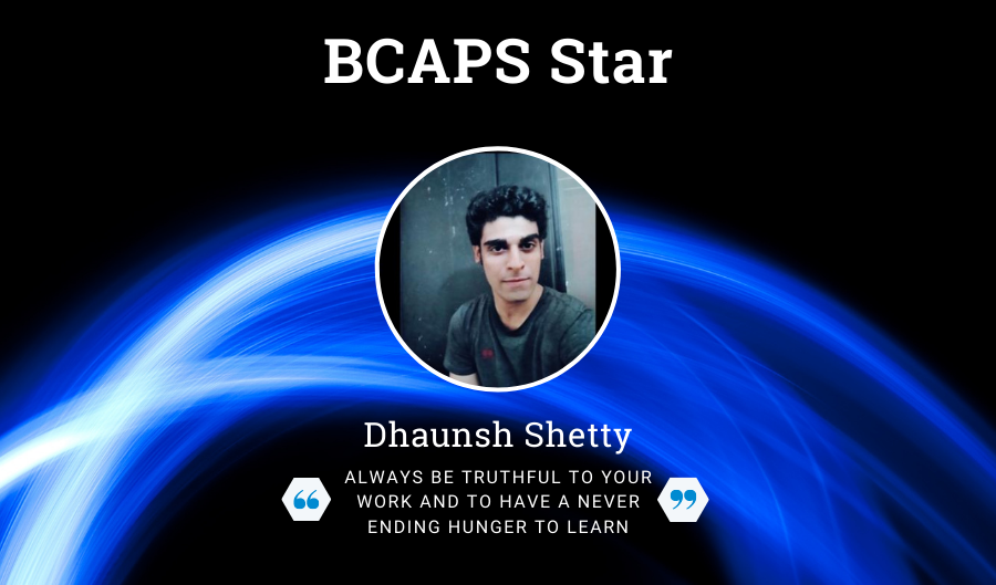 BCAPS - Dhanush Shetty - Neebal Technologies