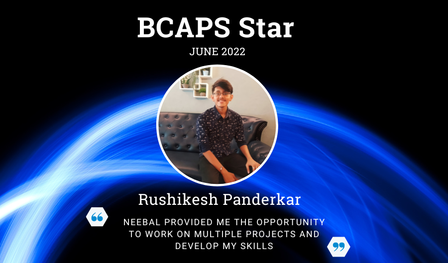 BCAPS Star, Rushikesh Panderkar